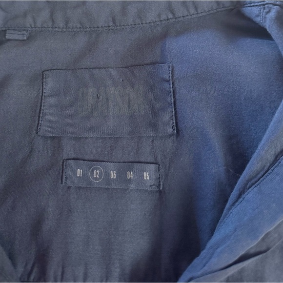 Frank & Eileen Grayson The Changemaker Dress Long Sleeve Shirtdress Navy Small - Picture 7 of 12